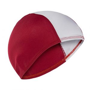 Fashy - Bonnet de bain en tissu pour adultes et enfants, - Rosso/Bianco (JBCDIFFUSION, neuf)