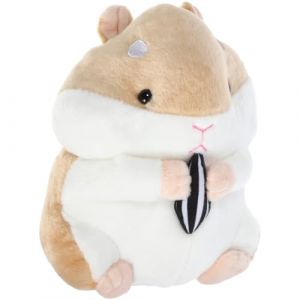 NUOBESTY Peluche Hamster Douce De 23 Cm Motif Dessin Animé pour Enfants Cadeaux d'anniversaire DéCoration D'IntéRieur (Marron) (Sarah Zou, neuf)