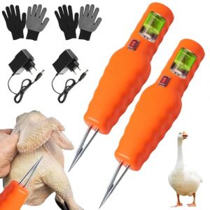 Plumeuse de Volaille,2 Pièces Plucker de Poulet électrique Rapide,Machine À Plumer les Poulets,Machine D'épilation pour Canard,Plumeuse à Main pour volailles,pour Volaille,Poulet,Canard (HUIKUANGEU, neuf)