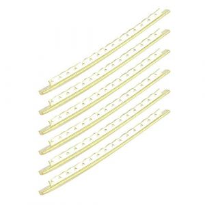 Fil de frette de guitare &eacute;lectrique 24pcs/set Fil de frette de guitare &eacute;lectrique Touche de guitare Touche en laiton Largeur de fil de frette 2.7mm (newxinfu-EU, neuf)