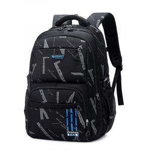 Lengender Sac a Dos Scolaires Enfant Garcon College Cartable Imperméable Nylon Sac a Ecole (Bleu) (FindPitaya, neuf)