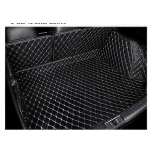 Tapis Protection Tapis De Coffre en Cuir pour Mercedes pour Benz Classe GLS X167 2020 2021 Doublure Chargement, Plateau, Housse Antidérapante(Beige Noir) (CHIWANLIANGPI-EU, neuf)