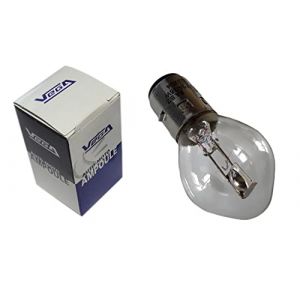 VEGA Halogène Ampoule Maxi BA20D S2 35W/35W 12V, argent (VEGA AUTO MOTO, neuf)