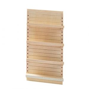 minkissy Mini Vitrine Accessoire D'am&eacute;nagement De Mini Maison Mod&egrave;le De Mini Rack De Stockage Armoire Miniature D&eacute;cor D'&eacute;tag&egrave;re Titulaire Mini-jouets Spatule Mini Meuble De Magasin En Bois (Master Self, neuf)