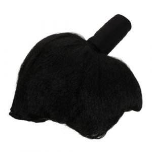 IMIKEYA Perruque De Lutteur Japonais Pour Costume Perruque De Cosplay Pour Homme Fibres Synth&eacute;tiques Confortable Style Japonais (noir) (Elsy Abbas, neuf)