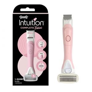 Wilkinson Sword - Intuition Complete Bikini - Rasoir et tondeuse tout-en-un avec t&ecirc;te de rasoir &agrave; 5 lames enduites de gel pour la protection de la peau - adapt&eacute; au rasage du maillot (SUYASA SHOP, neuf)