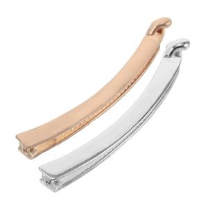 BESPORTBLE 2 Pi&egrave;ces Pince Banane Pince Cheveux Pince &agrave; Cheveux Banane Pince &agrave; Cheveux Barrette De Style Fran&ccedil;ais Pinces &agrave; Cheveux Banane Alliage De Zinc (Breeze & Leaves, neuf)