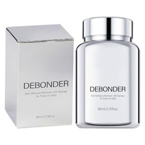 Appuyez sur le dissolvant de colle à ongles | Dissolvant spécial pour ongles en éponge pour le port des ongles, dissolvant de colle pour taches d'ongles, pas de dommages aux doigts, un dissolvant (Lichangjie, neuf)