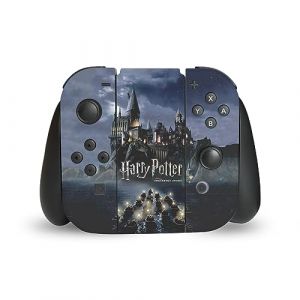 Head Case Designs sous Licence Officielle Harry Potter Ch&acirc;teau Graphiques Vinyle Autocollant De Jeu Peau Autocollant Couverture Compatible avec Nintendo Switch Joy-Con Controller (eCell, neuf)