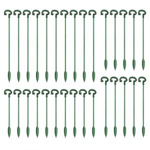 Gativs Tuteur Plante 30 Pièce Bâtons de Support de Plantes Piquets de Plantes Tuteur Vert Plante Tuteur Orchidee Support Plante Attache Plante Grimpante Tuteurs pour Plantes Support Plante 17/27/37cm (Gativs, neuf)