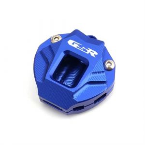Générique 5 Couleurs Accessoires de Moto Coque de Protection de clé en Aluminium Porte-clés Porte-clés Compatible avec Suzuki GSR 750 400 600 GSR750 GSR400 GSR600 (YYSCBHD, neuf)