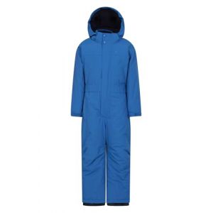 Mountain Warehouse Combinaison de Neige Cloud Kids - Combinaison de Neige Ajustable, Une pi&egrave;ce, Coutures &eacute;tanches, Filles et gar&ccedil;ons - pour la Pluie, Le Ski et l'hiver. Bleu Cobalt 2-3 Ans (Mountain Warehouse, neuf)