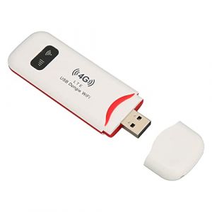 Sxhlseller Dongle de Modem WiFi USB 4G LTE, Routeur de Point D'acc&egrave;s sans Fil Portable, avec Emplacement pour Carte SIM, Prise en Charge de 10 Utilisateurs, Stable &agrave; Haute Vitesse, Plug and (Tminny, neuf)