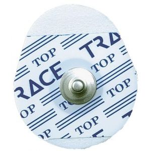 &Eacute;lectrodes pri&egrave;res pour ECG et Stress Test 36 x 42 mm - Lot de 50 pi&egrave;ces - Capteur en ABS-Ag/AgCl, Gel hypoallerg&eacute;nique, professionnel (Pharmafiore, neuf)