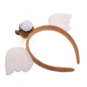 Warmhm Serrage-T&ecirc;te Cheval Ail&eacute; Marron Bandeau Festif pour Cheveux du Nouvel An Accessoire Cosplay de Cheval L&eacute;ger et Confortable pour R&eacute;veillon F&ecirc;tes et D&eacute;guisements (Demetrius Rick, neuf)