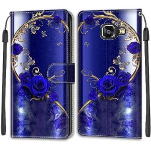 Mo-Beauty Coque Samsung Galaxy A310/A3 2016, Housse Samsung A310/A3 2016, Etui Housse en Cuir Pochette Protection Portefeuille Rabat Clapet Case Porte Carte Magn&eacute;tique &Eacute;tui Antichoc Cover (Papillon 1) (DShine EU Store, neuf)
