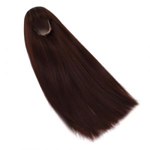 Perruque à Poupée articulé 1/4 à Balle, Perruque de Poupée Bricolage avec Cuir Chevelu simulé, Longs Cheveux Raides avec une Frange, Soie à Haute Température, adapté aux Poupées (Gulaer, neuf)
