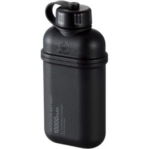 ELECOM NESTOUT Portable Charger, 10000mAh Outdoor Battery Power Bank, 20W USB-C Fast Charging PD, Waterproof IP67, Durable Shockproof, Battery Pack for iPhone Tablet Hiking Travel Camping - Black (ELECOM Japan Direct, neuf)