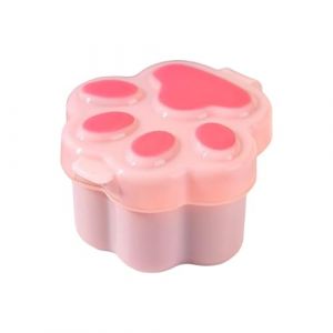 Récipients de voyage en caoutchouc pour produits de toilette en forme de pattes de chat/fleurs, accessoires de voyage pour cosmétiques, visage, corps, crème pour les mains (Chizisx, neuf)