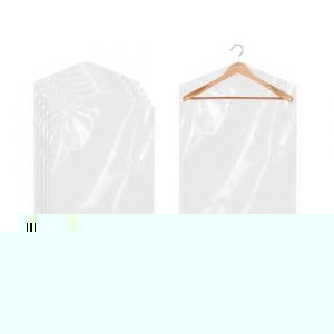 AYNKH Lot de 5 Housses de Vêtements 60×130cm - Housse de Vêtement en Plastique - Housse Costume Imperméable et Anti-Poussière pour Penderie - Sac Transparent Vêtement (AYNKH., neuf)