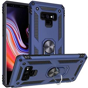 FETRIM Coque pour Galaxy Note 9, Étui Antichoc Cover Anti Housse avec Bague Rotatif Support pour Samsung Galaxy Note 9 Bleu Marin (TaiDeLuanTech, neuf)
