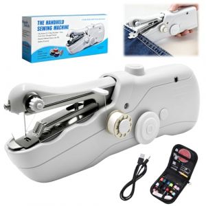 Machine &agrave; Coudre Portative, Mini Machine &agrave; Coudre &Eacute;lectrique Portable &agrave; Point Rapide pour D&eacute;butants et Adultes, Facile &agrave; Utiliser, pour V&ecirc;tements, Tissus, Maison, V&ecirc;tements, Voyages, Famille Bricolage (NEXXABOLT TRADING LTD, neuf)