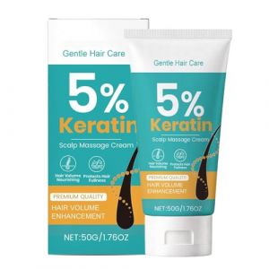 Cr&egrave;me De Croissance Capillaire &Agrave; La K&eacute;ratine, Avec Activation Folliculaire, 50 G, Cr&egrave;me R&eacute;paratrice Contre La Chute Des Cheveux, Lotion De Soutien Folliculaire, Am&eacute;liore L'&eacute;paisseur, Pour Femmes Et Ho (yunkerte, neuf)