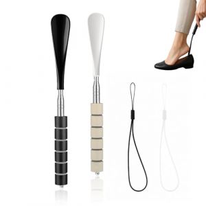 THXFUNAREA 2 Pcs Chausse pied long telescopique,Chaussé pied manche long,pour hommes femmes seniors (BYSMDXZDZH, neuf)