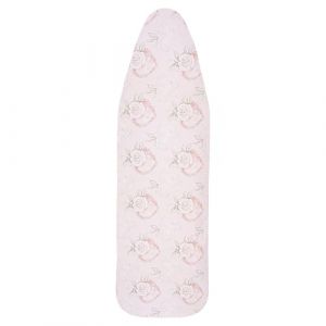 Pottwal Housse de Planche à Repasser Haut de Gamme pour Un Repassage Rapide et Facile, Adaptée aux Fers à Vapeur, Cœur Rose, 38-45cm x 120-125cm (Taille XL) (HONGTAISHENG, neuf)