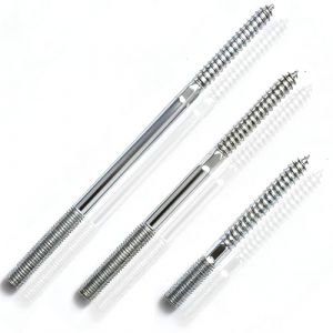 msymsyu Lot de 7 vis &agrave; double filetage M10 x 140 mm TX25 M10 en acier au carbone galvanis&eacute; double filetage Convient pour meubles en bois et applications industrielles (MengShengYun, neuf)