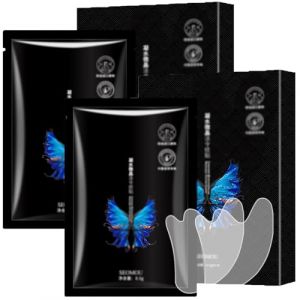 Magic Strips For Face Wrinkles, Patch Anti-rides Collagène pour Ruban Eclaircissant pour le Visage Contre les Rides, Nasolabial Fold Anti-Wrinkle Mask for Women & Men (2pcs) (jinyan-fr, neuf)