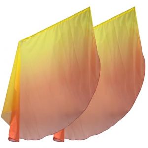 Flacs de Danse de la Louange, 2pcs de Culte des Drapeaux, 87x55in Plaies Drapeaux Avec Banni&egrave;res de Culte de B&acirc;ton T&eacute;lescopiques Pour Adolescents (HuiHaos, neuf)