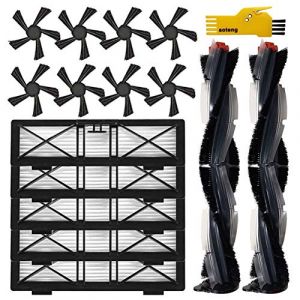 Accessoires de remplacement pour Neato Botvac D Series D75 D80 D85 et Connected Series D3 D4 D5 D6 D7 D8 D9 D10, y compris la brosse principale, la brosse lat&eacute;rale et le filtre Ultra Performance (aotengou, neuf)