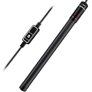 FOOL Chauffage pour Aquarium 100W Titanique Automatique Submersible Anti-déflagrant et Anti-brûlure, Sûr de 20 à 34℃ avec indicateur LED Température Réglable Thermoplongeur,200W (Myaquastore, neuf)