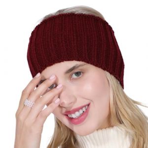 Bandeau tricoté pour femme - Bandeau d'hiver pour femme - Bandeau chaud et épais - Bandeau multifonction pour femme - Bandeau cache-oreilles pour les activités de plein air en hiver (gahtalw, neuf)