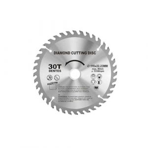 Lame de scie circulaire haute qualité, Disque à Tronçonner Meuleuse 125, Lame de scie circulaire pour bois, Contreplaqué, Stratifié, Cloison, Sèche, Plastique avec Alésage de 22,23 mm (Gobfar store, neuf)