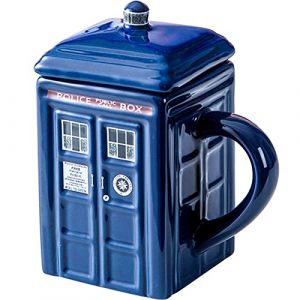 ZONSUSE Tasse Doctor Who Tardis en C&eacute;ramique, Mug Personnalis&eacute;e,Tasse a Cafe Original, Tasses &agrave; Th&eacute; Cappuccino, Cadeau Souvenir pour Amis, Famille et Fans de Doctor Who, 450ML (Style D1) (LUCYLANKER, neuf)