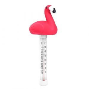 Thermom&egrave;tre De Piscine Flottant Thermom&egrave;tre En Forme De Tortue Flamant Rose Grand &Eacute;cran Facile &Agrave; Lire Et Pr&eacute;cis Pour Aquarium Pour Baignoires, Spas, Aquariums 25x11 Cm (tukesad, neuf)
