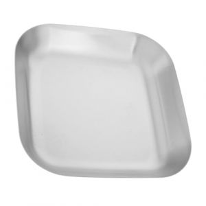 Sosoport Plateau &Agrave; Disque Carr&eacute; En Acier Inoxydable Assiette De Barbecue Plats De Service Assiette De Barbecue En Acier Inoxydable Assiettes De Camping En M&eacute;tal Assiettes Pour Enfants (Joy&Life CC, neuf)