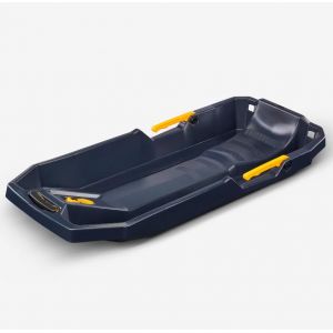Luge Adulte Plateau - Rails directionnels pour Glisse Droite - Haute Performance de Glisse - Corde et poign&eacute;e Tire-Luge - Coque Robuste et freinage Efficace - L 105 x l 48 x H 12 cm - Poids 2.4 kg (Bon Plan Shopping, neuf)