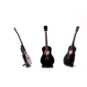 Guitare Classique Miniature XS dans diff&eacute;rents Coloris. Guitare Acoustique Mini D&eacute;coration en Bois 20 cm (Couleur au Choix), Noir, 26cm (24-7sale Shop, neuf)