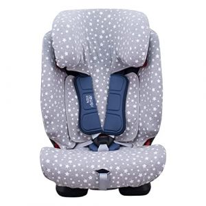 JYOKO Kids Housse Compatible avec Romer advansafix, evolva IV M (White Star, ADVANSAFIX IV-M-R) (JYOKO, neuf)
