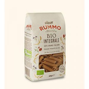 Rummo - Penne Rigate n.66 Biologique Int&eacute;grales Bronze Dessin&eacute; - 16 Paquets de 500 g (Italiaen Gourmet UK Ltd, neuf)