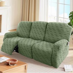 Housse de fauteuil inclinable en jacquard extensible pour fauteuils inclinables 1, 2, 3 places, housse de protection pour meubles lavable pour Lazyboy, fauteuils &eacute;lectriques et housses de canap&eacute; (chaowuuk, neuf)