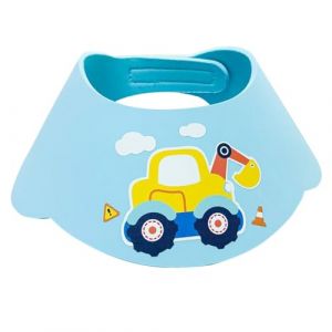 Shower Cap for Kids, Waterproof Toddler Hair Washing Visor, Adjustable Shampoo Bath Shield for Children, Keep Ear Dry, Eye Cover, 12.99x12.6 Inches, Comfortable and Easy to Use (yiweita, neuf)