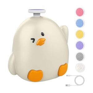 Jubepk Toddler Nail File, Electric Nails Trimmer, Ergonomic Grinder, Child Care Tool Kit, Safe Gentle Grooming for Children, Elderly, Adults, Home, Travel, Manicure Room, 2.76x2.76x1.77 Inches (runcih, neuf)