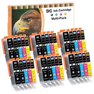 D&C PGI550 XL CLI551 XL Cartouches d'encre Compatibles avec Canon Pixma IP8750 IP7250 MG5650 MG5550 MX725 IX6850 MG6450 MG5450 MG6350 IP7200 MG6650 MX920 IX6800 MG5655 IX6820, 30 Pack (OnlineSales 365, neuf)