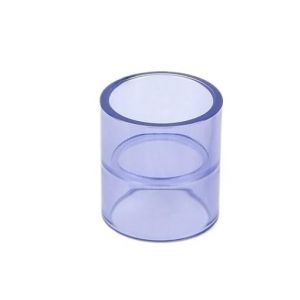 Supkancl Connecteur Direct en PVC Bleu Transparent, 1/2/5 pièces, 20-160 mm, for Tuyau UPVC, Aquarium, Jardin, Irrigation, Joints de Tuyau d'eau(Inner Dia 63mm,5Pcs) (工坛商贸, neuf)