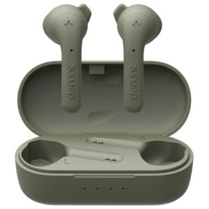 Defunc True Basic &Eacute;couteurs Intra-Auriculaires sans Fil &eacute;tanches IPX4 Bluetooth 5.0 avec Micro int&eacute;gr&eacute;, jumelage Automatique en Une &eacute;tape, Longue dur&eacute;e de Lecture et &eacute;tui de Chargement (Vert) (Eurotronic, neuf)