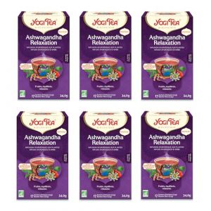 YOGI TEA, Th&eacute; Vert au Jasmin, Th&eacute; Bio, M&eacute;lange de Th&eacute; Vert Jasmin, Gingembre et Ecorce de Citron, 102 (6x17) Sachets de Th&eacute; (Pattern EU, neuf)